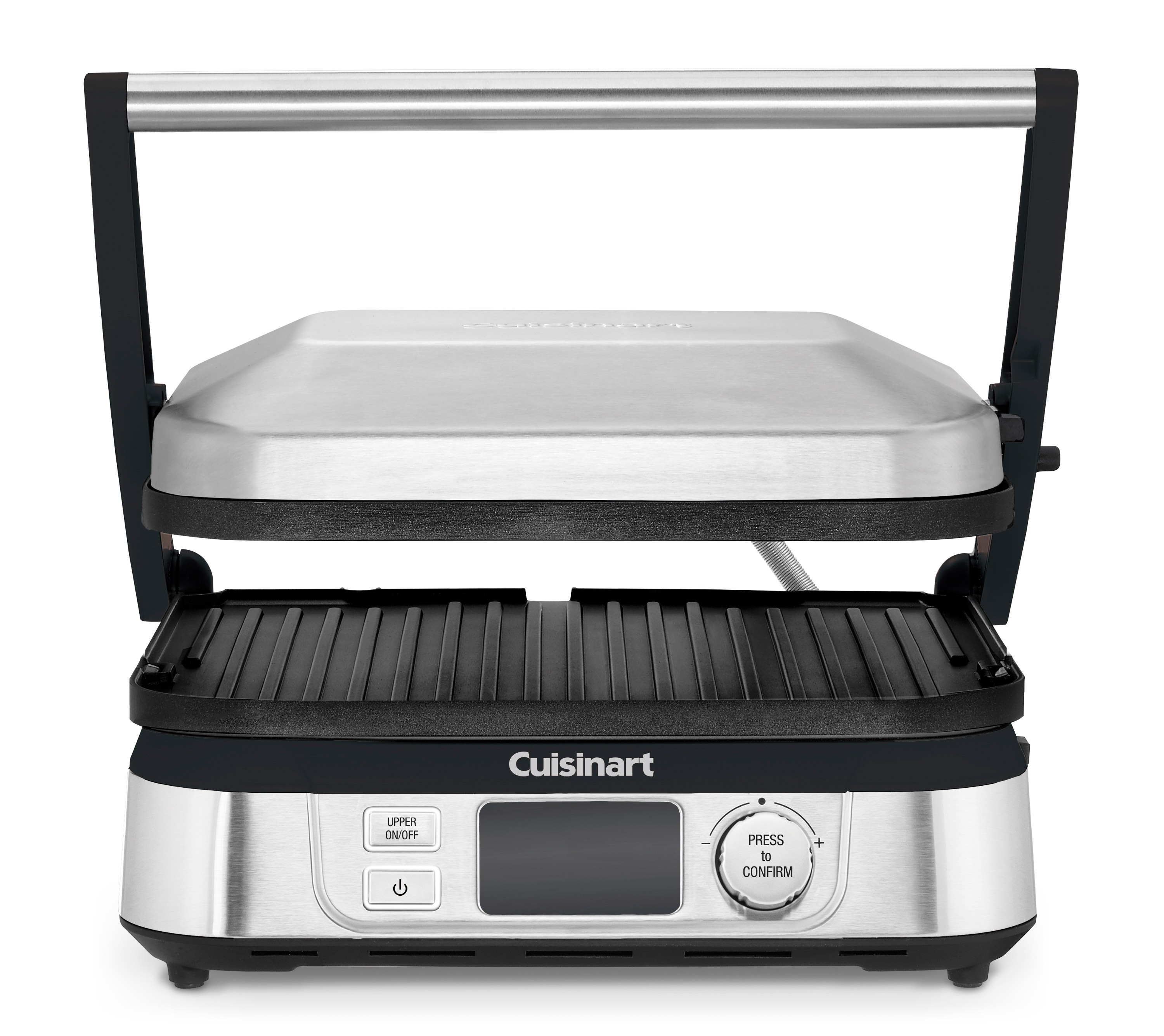 GRIDDLER FIVE WITH DEEP PAN + DETACHABLE (STAINLESS STEEL AND BLACK)