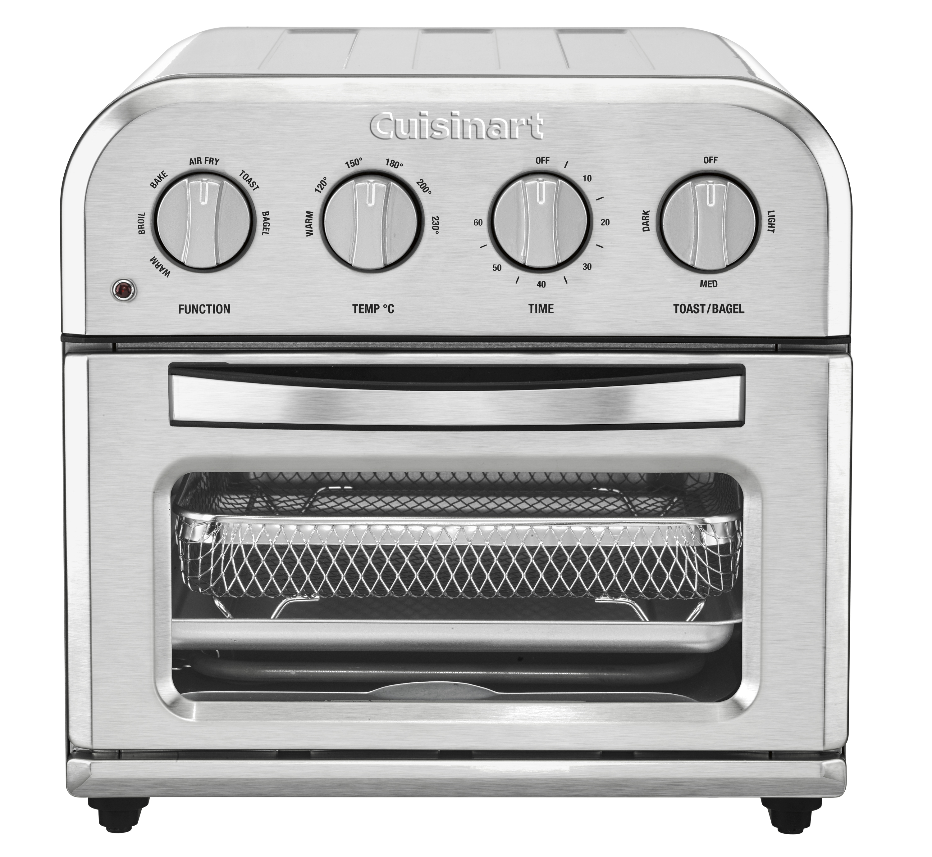COMPACT AIRFRYER TOASTER OVEN (STAINLESS STEEL)