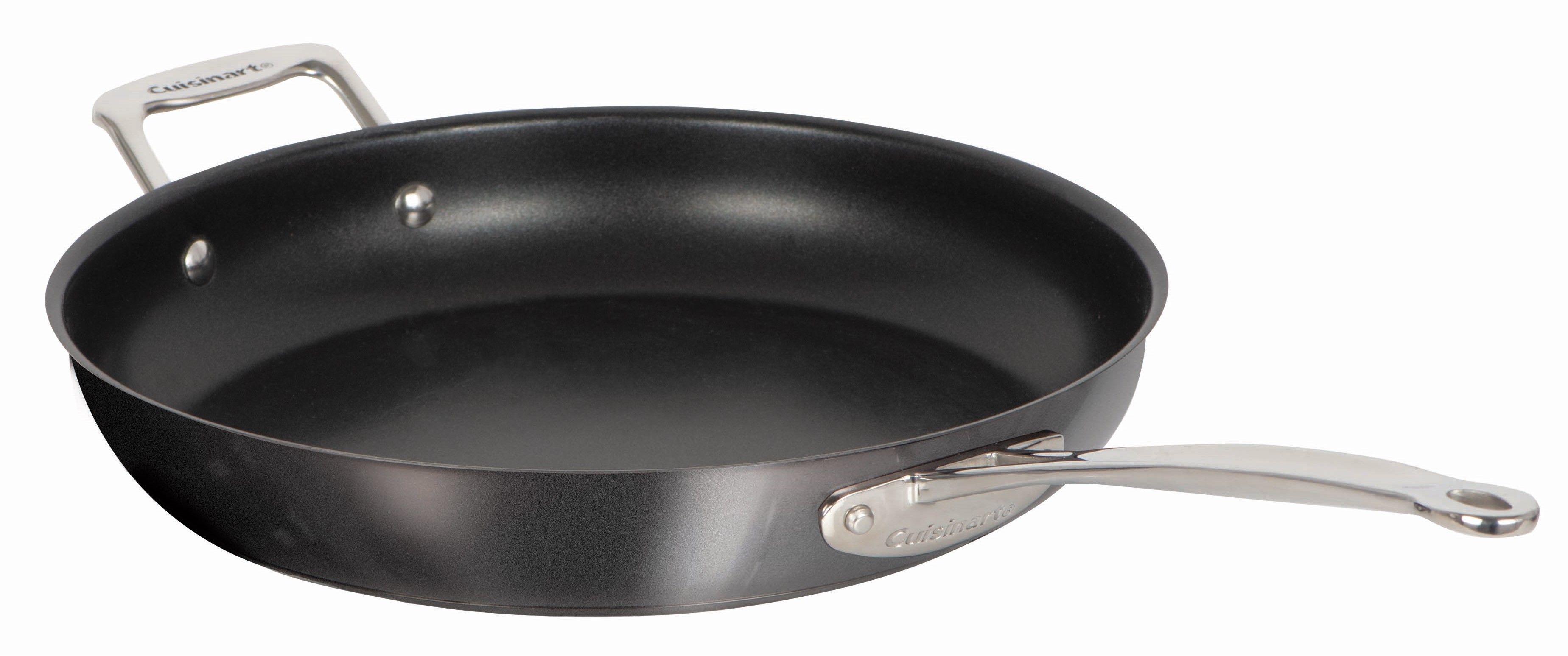 12" NON-STICK SKILLET WITH HELPER HANDLE